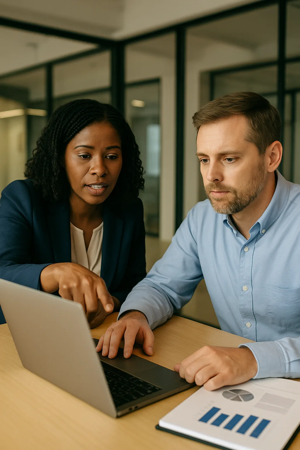 ExecOpsPro COO working with client Executive Services with client